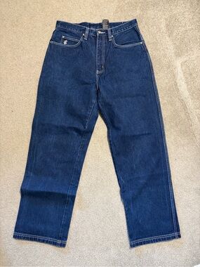 Rocawear Men's Dark Blue Relaxed Fit Jeans